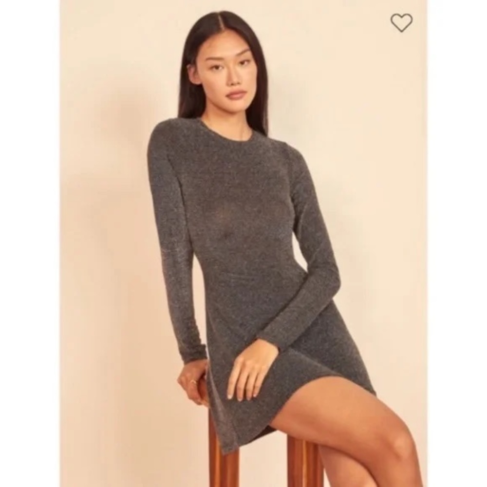 Reformation Gray Knit Dress - Picture 9 of 9